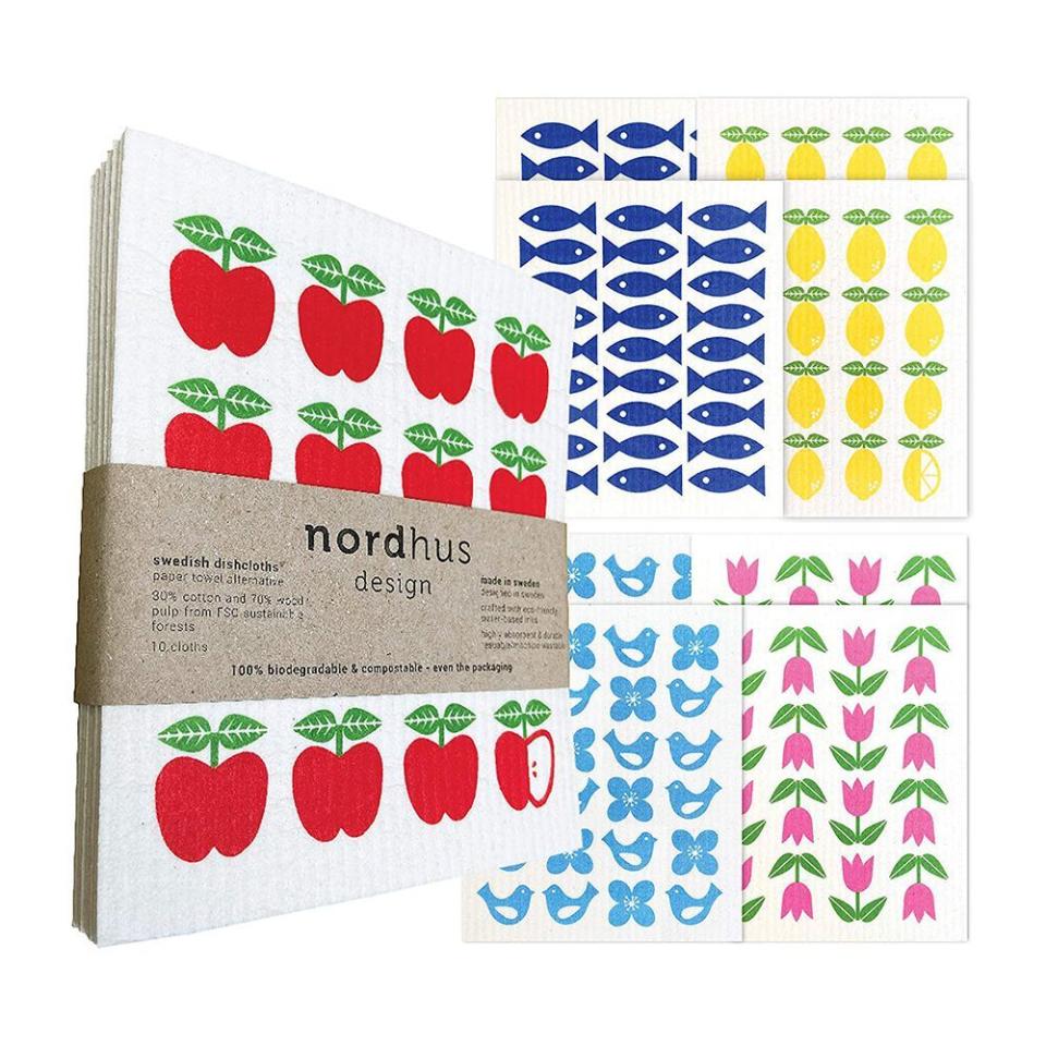 6) Nordhus Design Swedish Dishcloths (10-Pack)