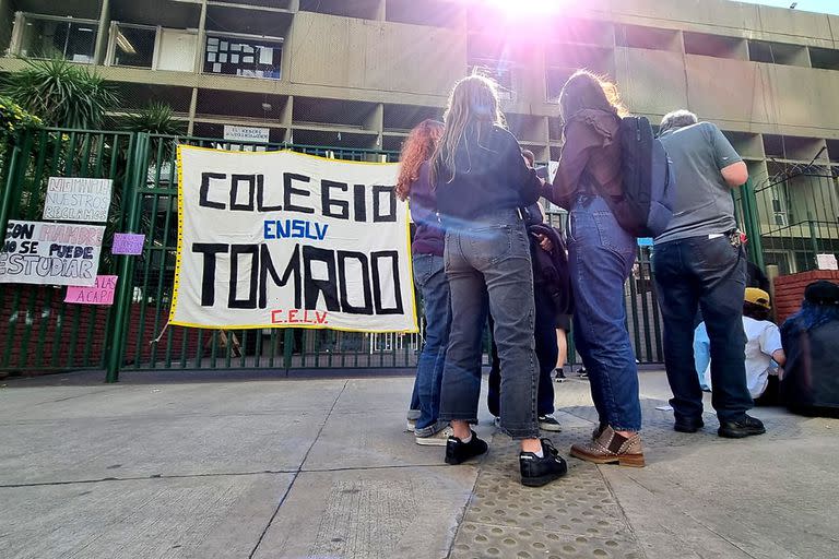 El año pasado, la Escuela Normal Superior en Lenguas Vivas Sofía Esther Broquen de Spangenberg fue una de las que estuvieron tomadas por el centro de estudiantes