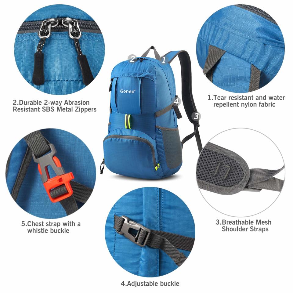 Gonex 35L Lightweight Packable Backpack. (Photo: Amazon)