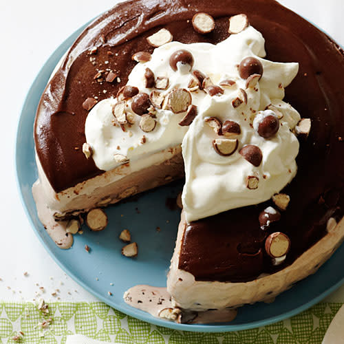 Malted Milk Ball Ice Cream Pie