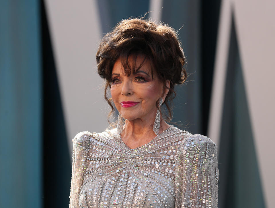 Joan Collins bei der Vanity Fair Oscar Party in Beverly Hills im März 2022. (Bild: Reuters)  