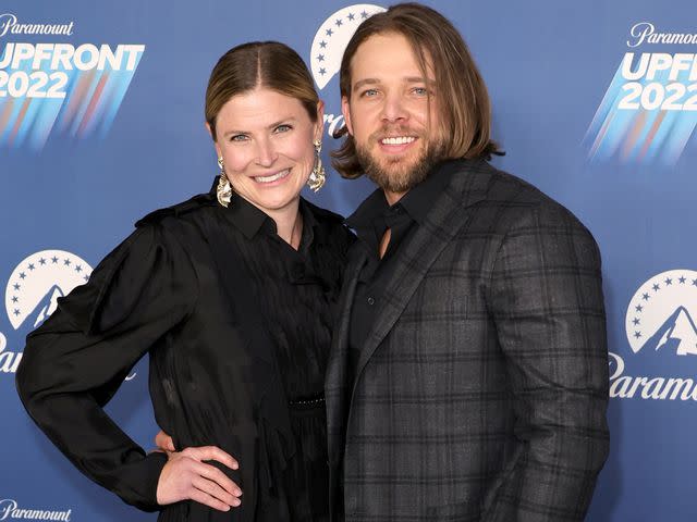 <p>Michael Loccisano/Getty</p> Max Thieriot and Lexi Murphy attend the 2022 Paramount Upfront on May 18, 2022 in New York City.