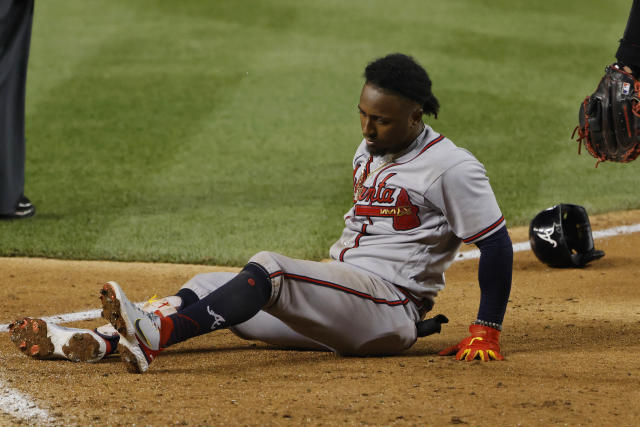 Braves All-Star 2B Ozzie Albies breaks foot vs. Nationals