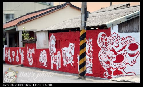 台南.善化-胡厝寮(胡家里)可愛路線為主的小型彩繪村