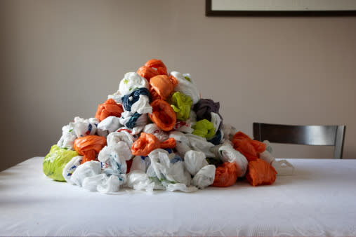 Dale un nuevo uso a las bolsas de plástico. / Foto: Thinkstock