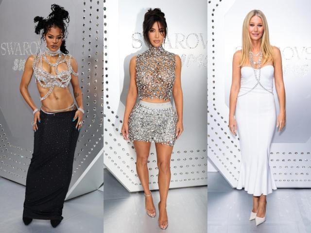 The best and most glamorous looks celebrities wore to Kim Kardashian's Skims  launch party - Yahoo Sports