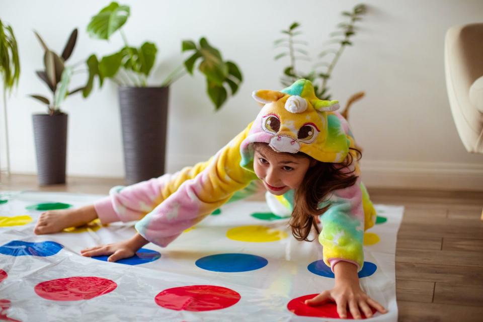 girl playing at home fun activities for kids