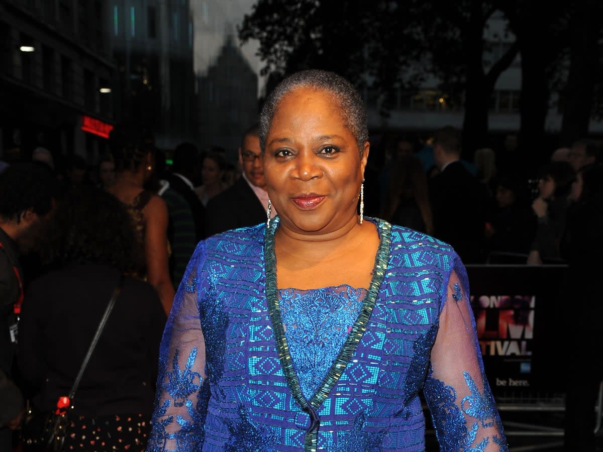 Onyeka Onwenu attends a screening of “Half of a Yellow Sun” during the 57th BFI London Film Festival at Odeon West End on 19 October, 2013 in London (Getty Images)