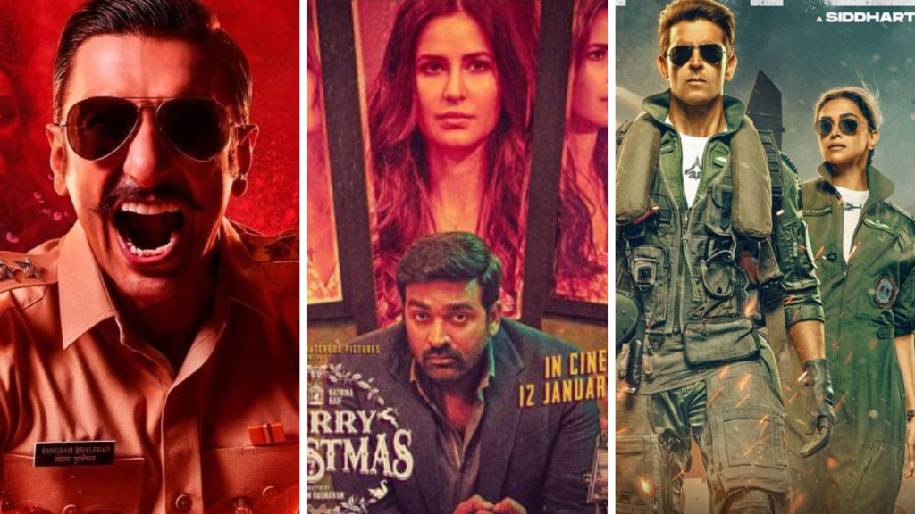 Bollywood Movie Releases in 2024 Fighter, Singham 3, Merry