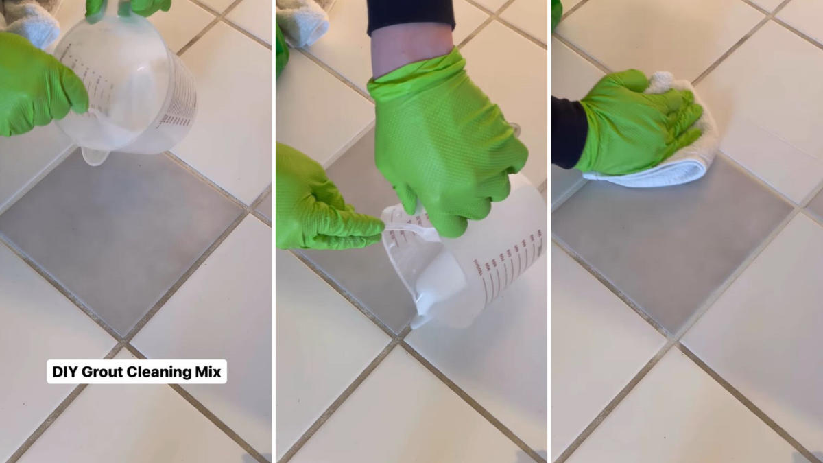 How to clean tile grout with this viral grout-cleaning hack from