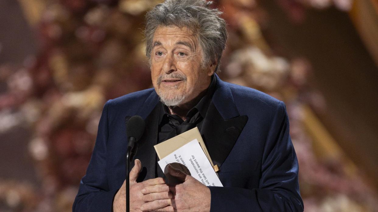 THE OSCARS - The 96th Oscars held on Sunday, March 10, 2024, at the Dolby¨ Theatre at Ovation Hollywood and televised live on ABC and in more than 200 territories worldwide. (Disney/Frank Micelotta) AL PACINO