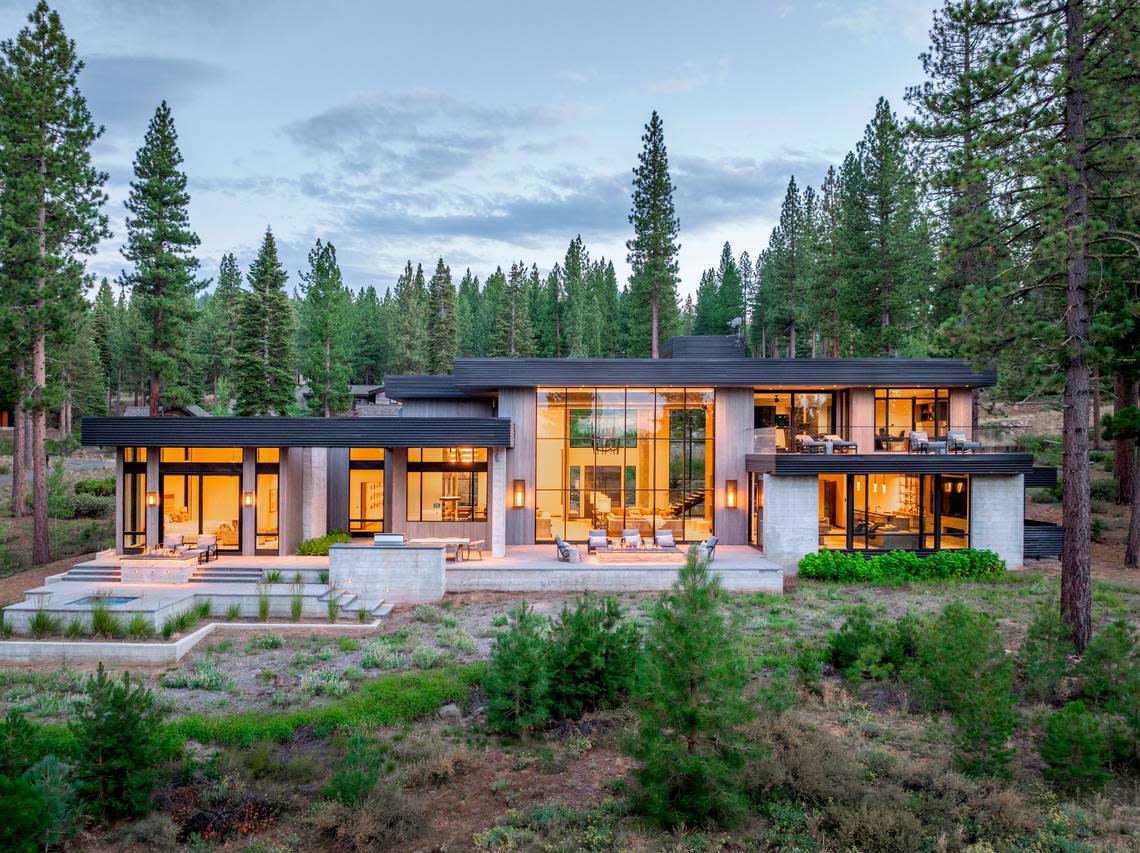 The home near Truckee and 15 miles from the shores of Lake Tahoe is for sale for $25 million.