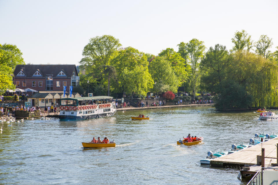 The Thames runs through the busy, picturesque riverside town of Windsor. (Getty Images)