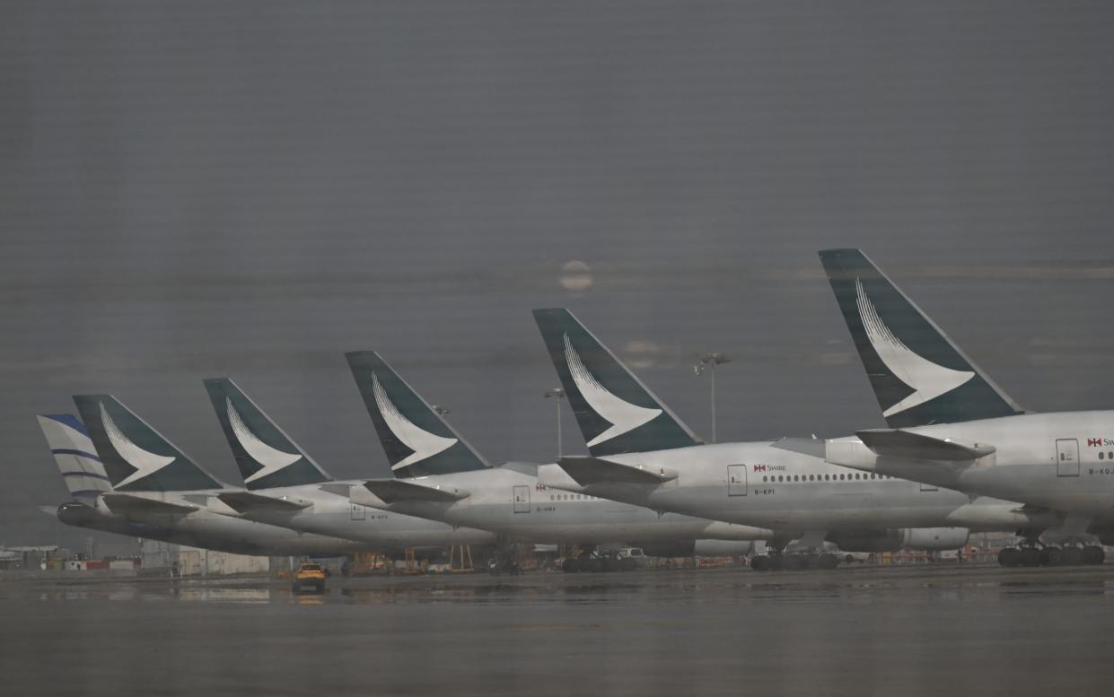 Cathay Pacific has temporarily grounded its fleet of A350s for inspections following a brief engine fire on a flight to Zurich this week