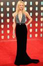 NAILED: Wowzer! Nic slipped into a risque, low-cut Armani number for the BAFTAs in February. She does lose some points for the dishevelled hair, though.