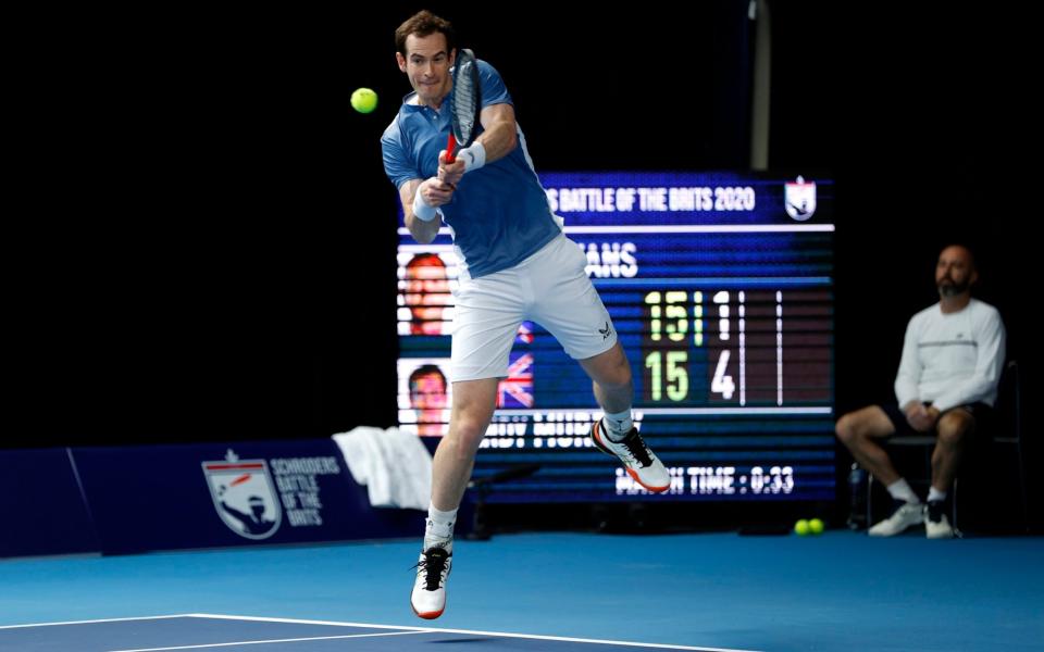 Andy Murray dominates in the first set - GETTY IMAGES