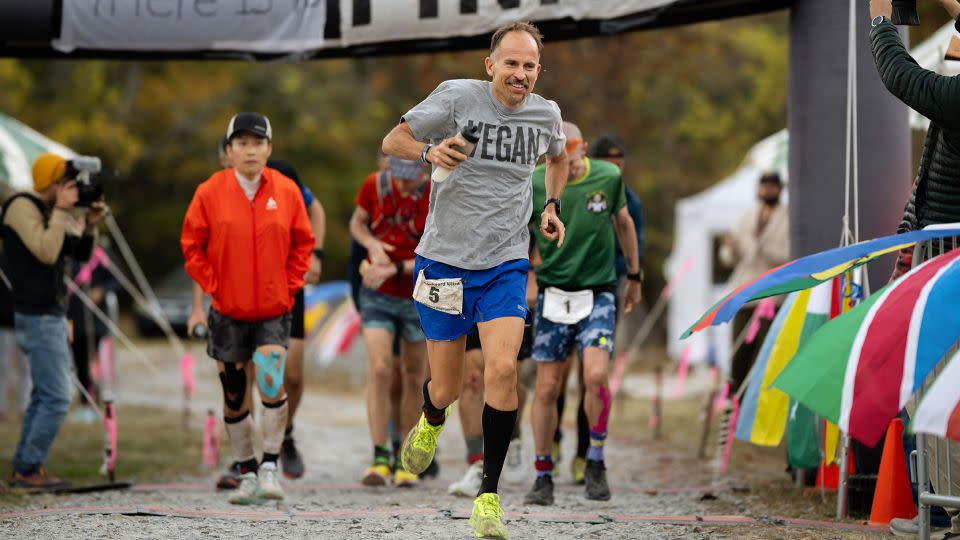 Lewis sets off for another lap at Big's Backyard Ultra in Bell Buckle, Tennessee. - Howie Stern