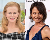 <b>Nicole Kidman and her sister</b><br>Golden Globe nominee Nicole Kidman has an equally stunning sibling. Her younger sister, Antonia, is an Australian journalist.