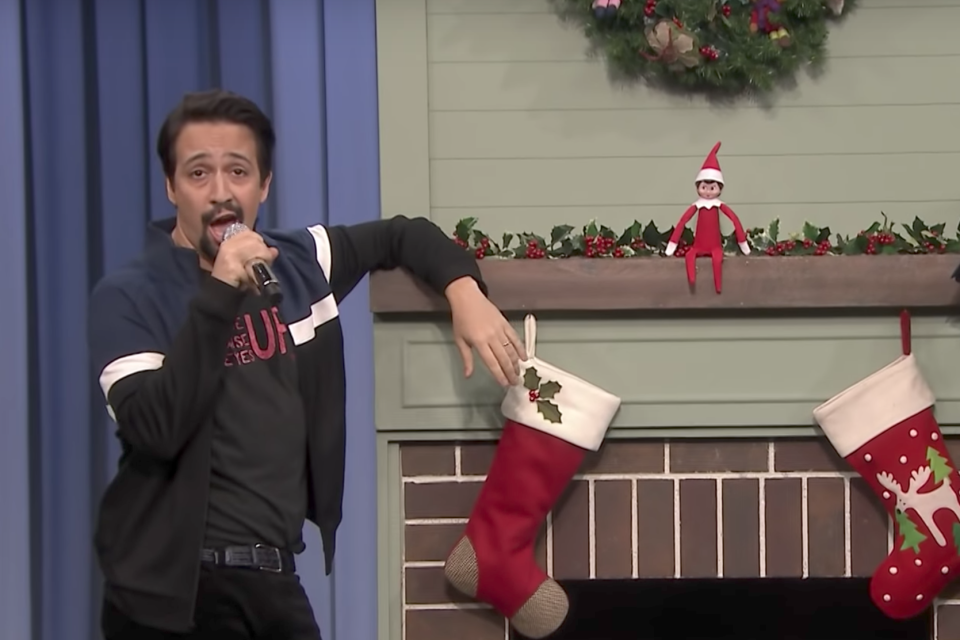 Jimmy Fallon and Lin-Manuel Miranda sing 2018’s most popular songs with Christmas lyrics