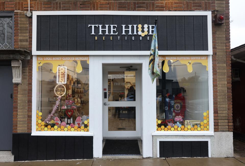 The storefront of the The Hive Beetique on North Winton Road in Rochester.