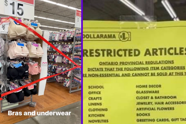 Customer SLAMS Walmart for placing panties, bras next to men's