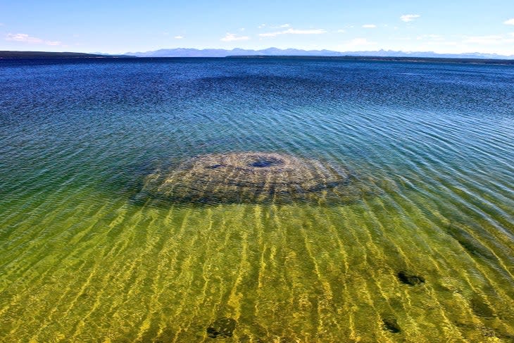 The West Thumb of Yellowstone Lake