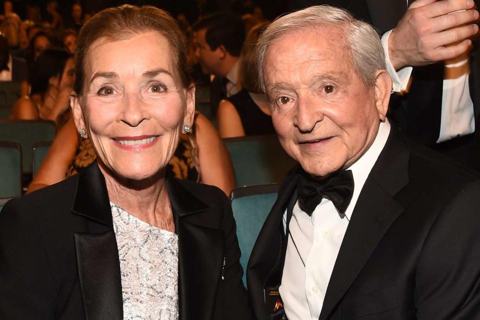 <p>Michael Buckner/Variety/Penske Media via Getty</p> Judge Judy Sheindlin and Jerry Sheindlin at the 2019 Daytime Emmy Awards