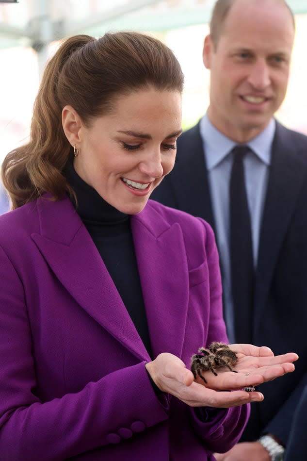 Kate Middleton traje morado
