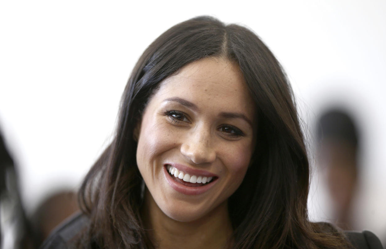 Strahlend schön: Meghan Markles Beauty-Geheimnis kommt angeblich aus Deutschland. (Bild: Yui Mok/Pool via AP Photo)