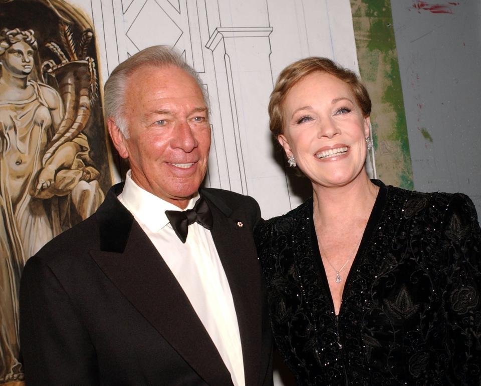 Christopher Plummer and his Sound of Music co-star Julie AndrewsPA