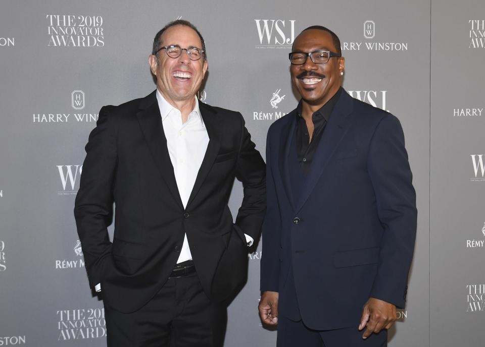 Jerry Seinfeld and Eddie Murphy