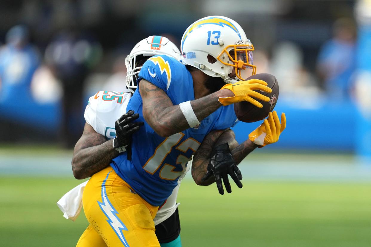 Keenan Allen posted six 1,000-yard receiving seasons during his time with the Chargers.