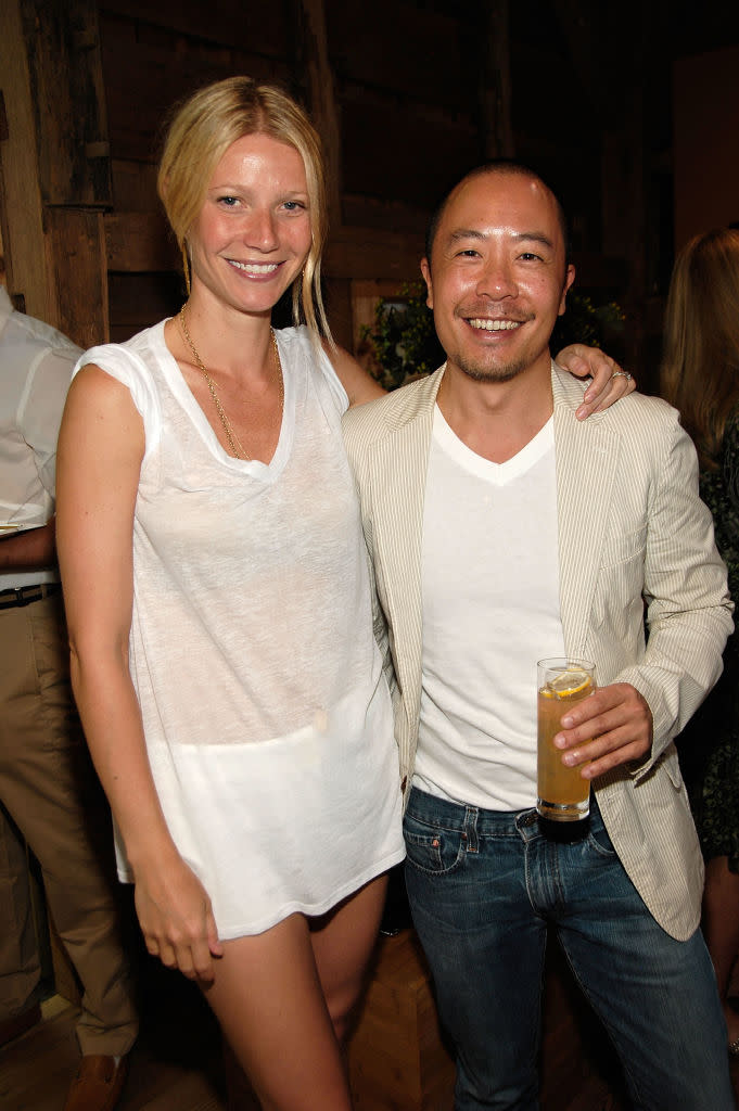 Gwyneth Paltrow and Derek Lam in 2008, Hamptons, Celebrity Style, Fashion