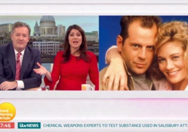 Piers Morgan under fire for trying to hug Susanna Reid while making Me Too joke