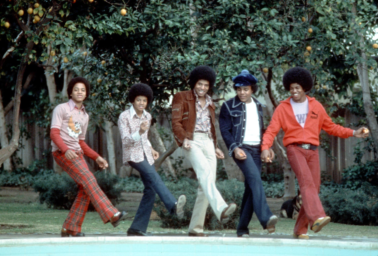 70s bands pictured: the Jackson Five | (Photo by Michael Ochs Archive/Getty Images)