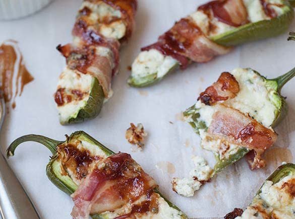 <strong>Get the <a href="http://www.foodiecrush.com/2013/04/stuffed-jalapenos-gorgonzola-bacon-recipe/" target="_blank">Stuffed Jalapeños with Gorgonzola and Bacon recipe </a>by Foodiecrush</strong>