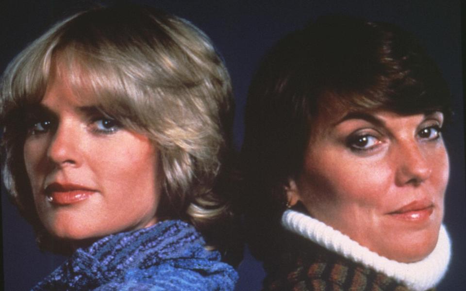 Sharon Gless, left, as Christine Cagney, and Tyne Daly as Mary Beth Lacey, the character based on Margaret York - UPPA/Photoshot