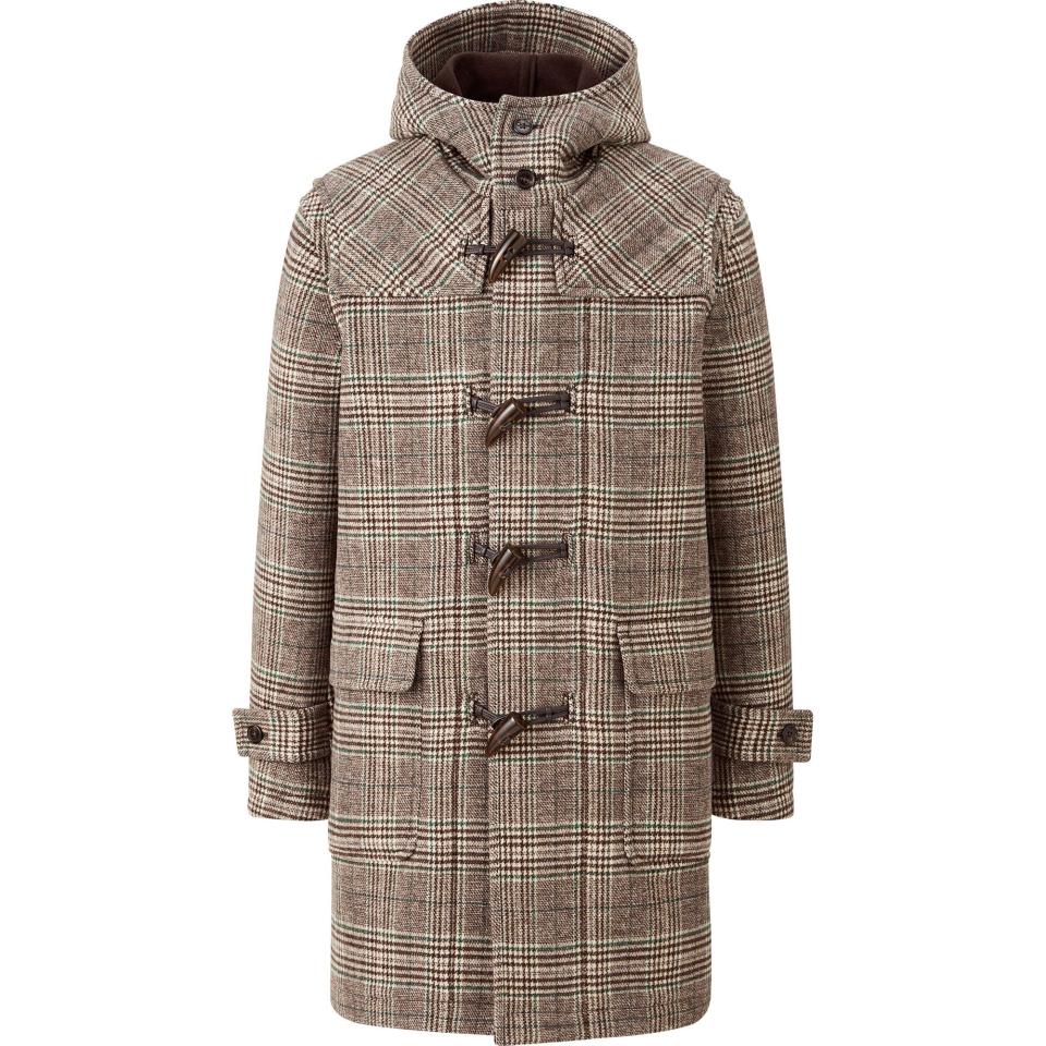 MEN PATTERNED DOUBLE-FACED DUFFLE COAT (JW ANDERSON)