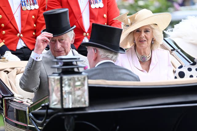 <p>Samir Hussein/WireImage</p> King Charles and Queen Camilla