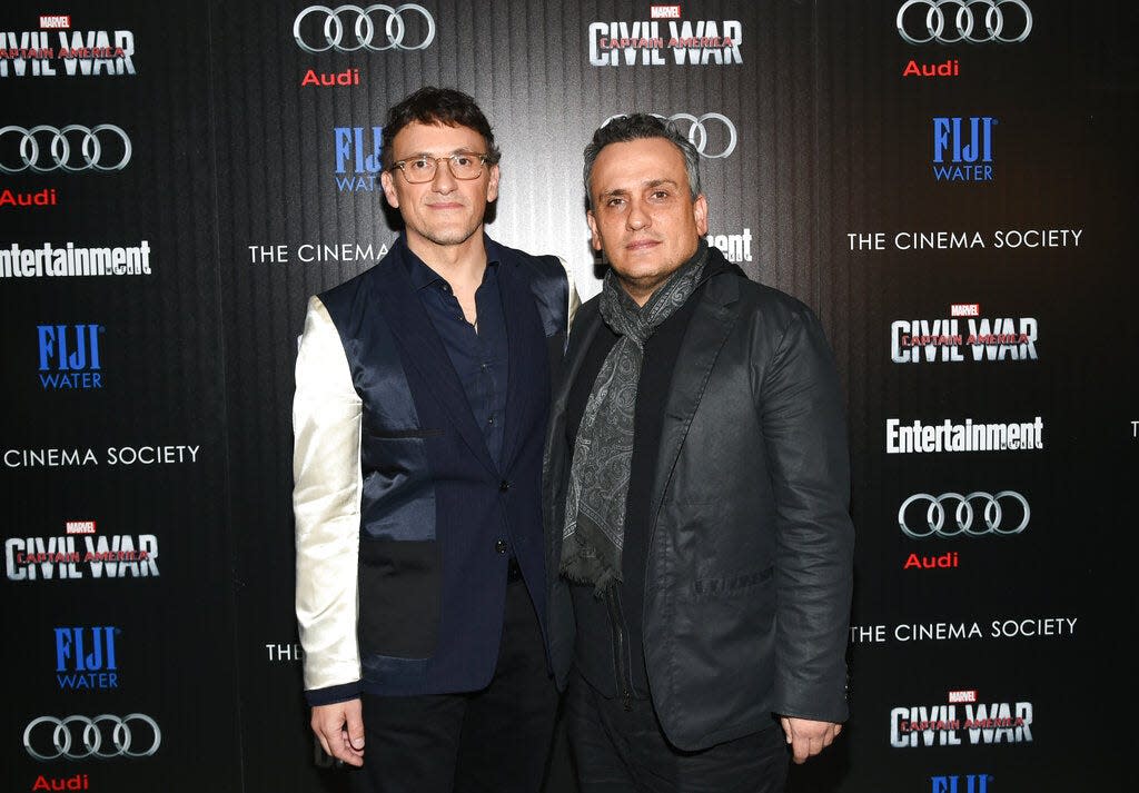 Cleveland natives Anthony Russo, left, and Joe Russo attend a special screening of "Captain America: Civil War" (Photo by Evan Agostini/Invision/AP).