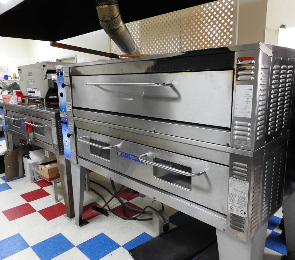 Deck ovens are used at Pizza Point instead of conveyor ovens like at other pizza places.