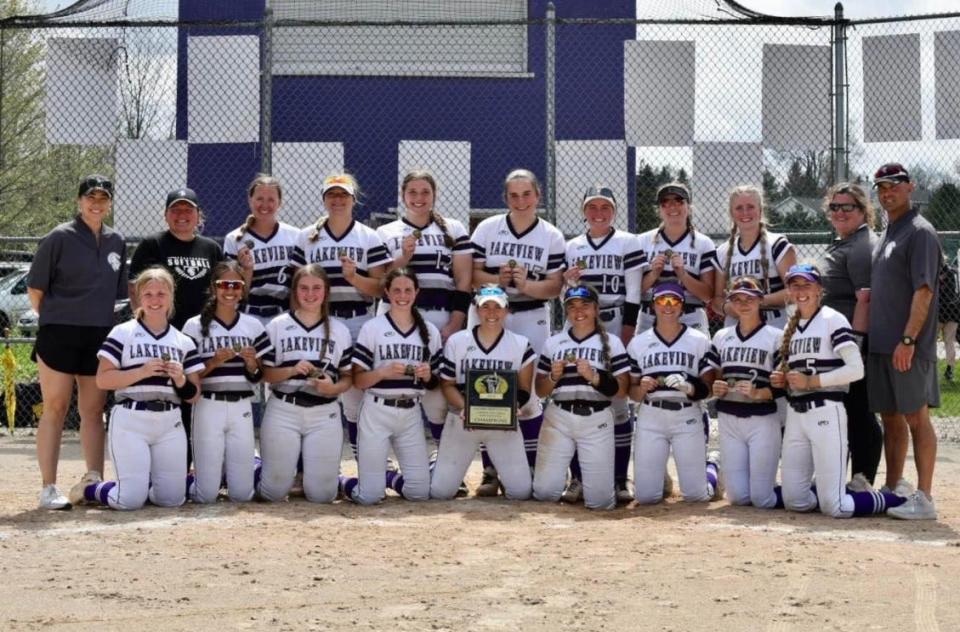 The Lakeview softball team won the Lakeview Invitational at Lakeview High School on Saturday.
