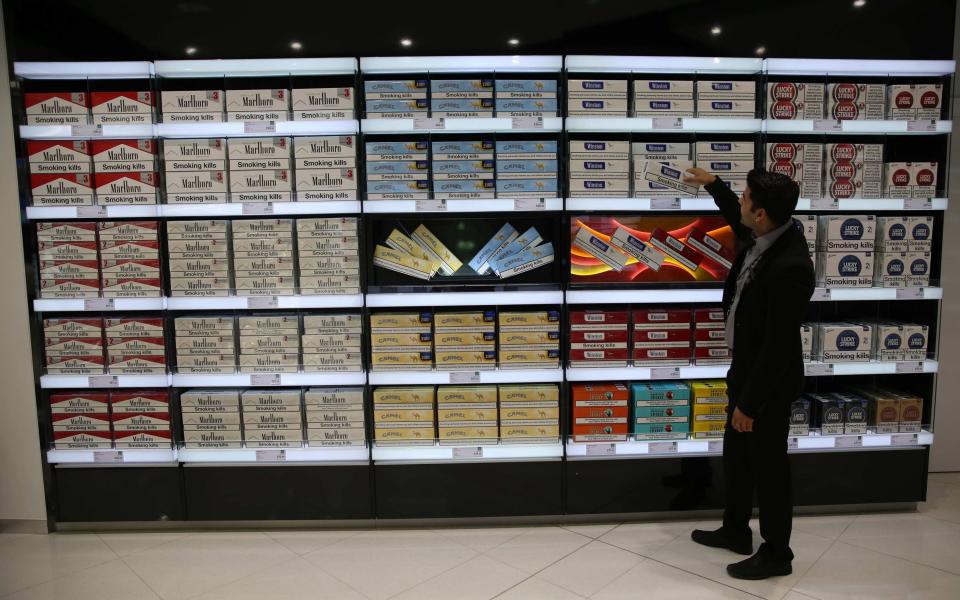 A Duty Free shop is seen in Terminal 2 at Heathrow Airport in London - Credit:  NEIL HALL/Reuters