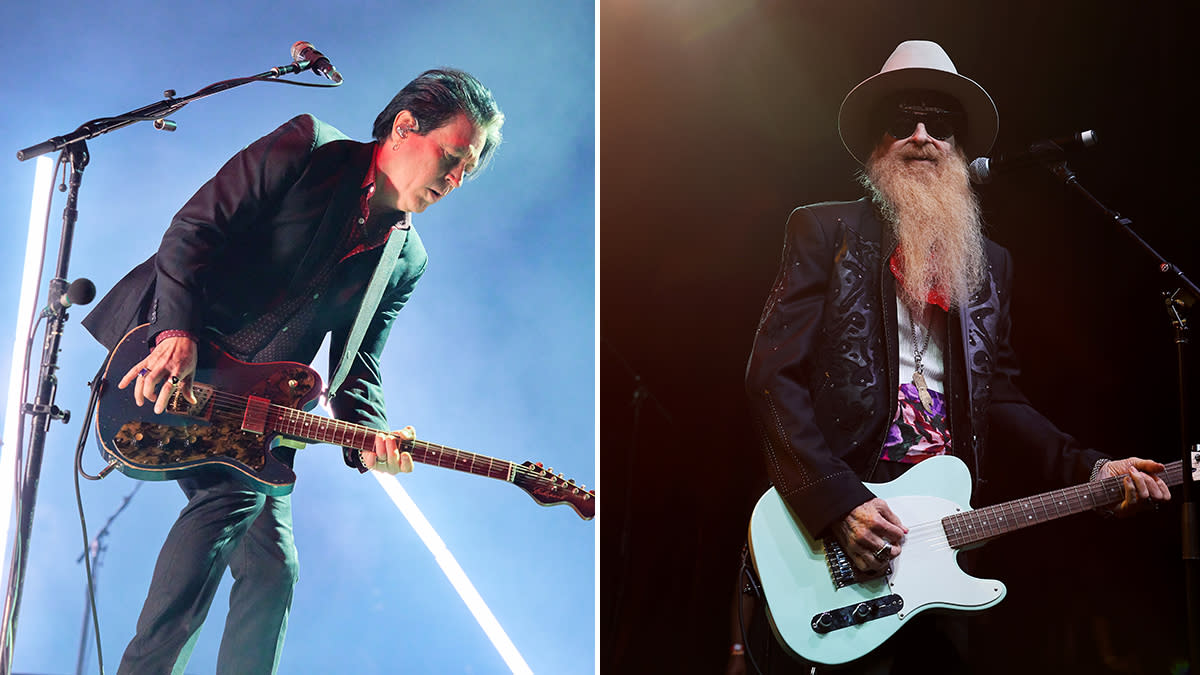  Troy Van Leeuwen and Billy Gibbons. 