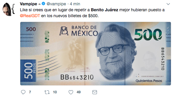 Memes por el nuevo billete de 500 pesos en México