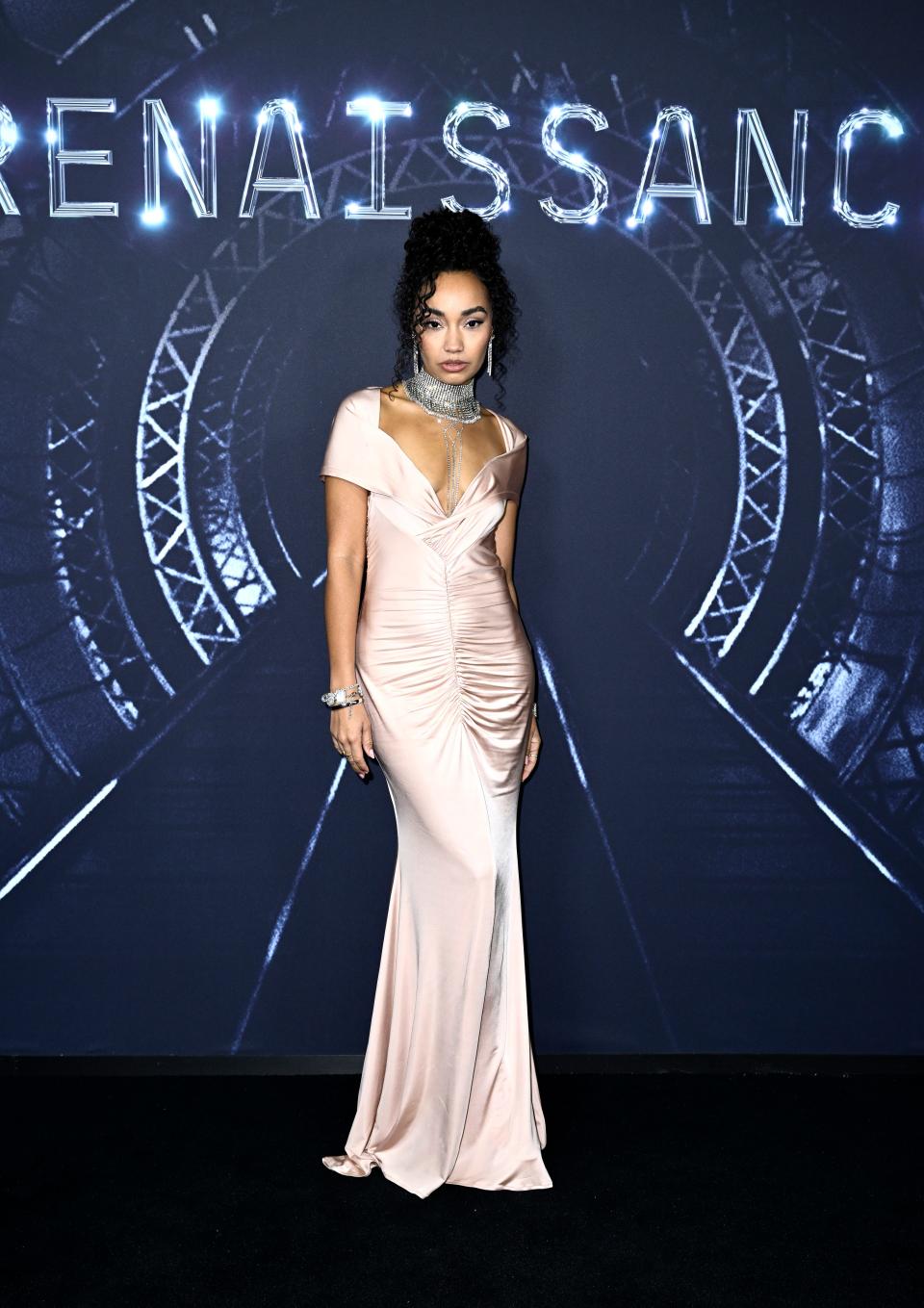 Leigh-Anne Pinnock attends the London premiere of "RENAISSANCE: A Film By Beyoncé."