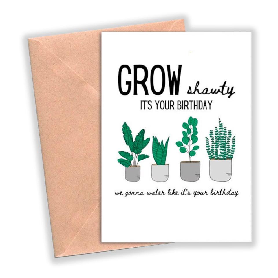 15) Plant Parent Birthday Card