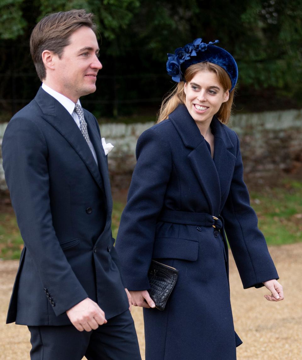 Princess Beatrice and Edoardo Mapelli Mozzi on Christmas in 2023