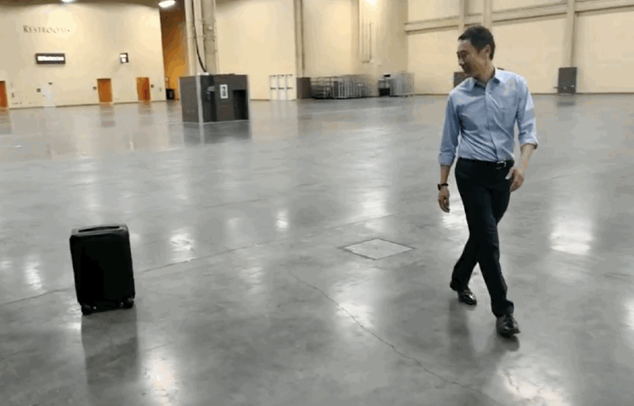 ForwardX's autonomous suitcase can follow you