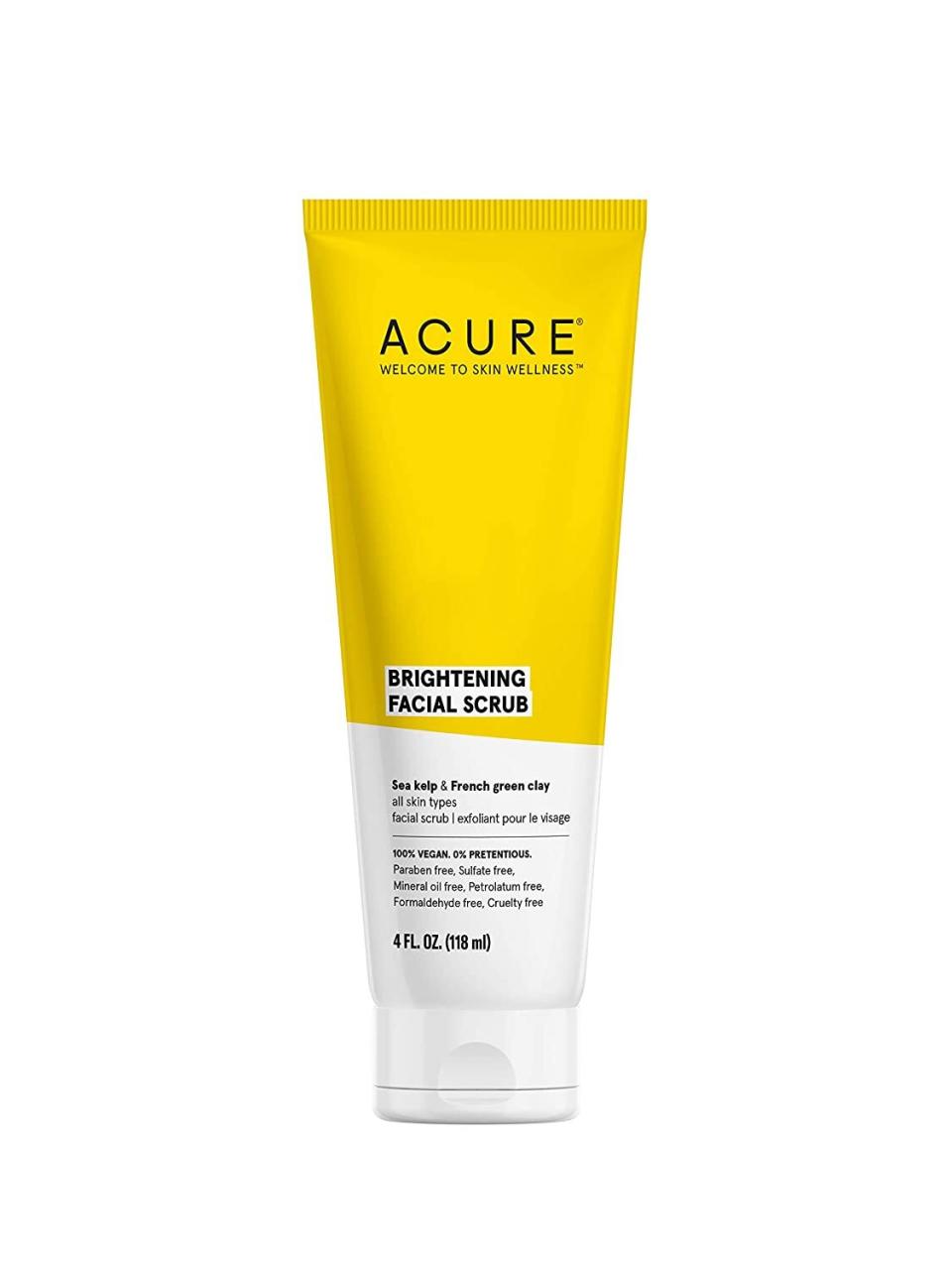 A combo of lemon peel, French green clay, sea kelp and Madonna lily can exfoliate flaky dead skin cells and unclog your pores to help minimize breakouts. <br /><br /><strong>Promising review:</strong> "I swear your skin can NOT get any cleaner after using this glorious product. <strong>I even have my boyfriend using it, when he previously just used soap on his face, ugh.</strong> But this exfoliating cleanser is perfection! You can feel an instant difference and no wonder why Allure rated it one of their best and highly reviewed beauty products. You can't lose with this stuff." &mdash; <a href="https://amzn.to/3tNHyxs" target="_blank" rel="nofollow noopener noreferrer" data-skimlinks-tracking="5909265" data-vars-affiliate="Amazon" data-vars-href="https://www.amazon.com/gp/customer-reviews/RT3AOGFXBC1SH?tag=bfmelanie-20&amp;ascsubtag=5909265%2C34%2C36%2Cmobile_web%2C0%2C0%2C16567473" data-vars-keywords="cleaning" data-vars-link-id="16567473" data-vars-price="" data-vars-product-id="15937162" data-vars-retailers="Amazon">Brian Shocklee</a><br /><br /><strong>Get it from Amazon for <a href="https://amzn.to/32SLXmZ" target="_blank" rel="noopener noreferrer">$9.50</a>. <br /></strong><i><br /></i>